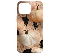 Chic Zucche pastello Glam Halloween Autunno Custodia per iPhone 16 Pro Max
