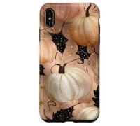 Chic Zucche pastello Glam Halloween Autunno Custodia per iPhone XS Max