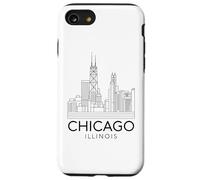 Chicago Architettura Grattacieli Moderni Costruire Windy Loop Custodia per iPhone SE (2020) / 7/8