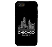 Chicago Architettura Grattacieli Moderni Costruire Windy Loop Custodia per iPhone SE (2020) / 7/8