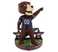 Chicago Bears Staley Da Bear Mascotte Superstar Bobblehead, 8"