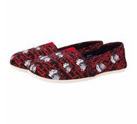Chicago Blackhawks Donna con Scritta Tela Scarpe Slide Slip On Basse Nuovo NHL