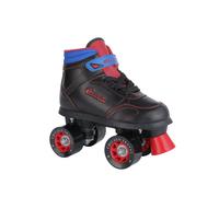 Chicago Boys Sidewalk Roller Skates - Pattini Quad Neri per Ragazzi