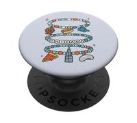 Chicago Braccialetto dell'amicizia Stack Wind City design PopSockets PopGrip Adesivo