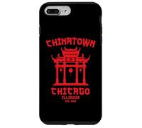 Chicago Chinatown Illinois Cinese Americano Loop South Side Custodia per iPhone 7 Plus/8 Plus