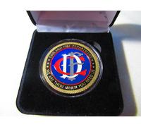 Chicago Fire Dept Moneta di Sfida W/Presentazione Scatola