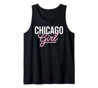 Chicago Girl Illinois Donne Ragazza Divertente Casa Chi Town City Canotta