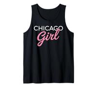 Chicago Girl Illinois Donne Ragazza Divertente Casa Chi Town City Canotta