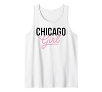 Chicago Girl Illinois Donne Ragazza Divertente Casa Chi Town City Canotta