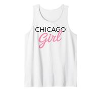 Chicago Girl Illinois Donne Ragazza Divertente Casa Chi Town City Canotta