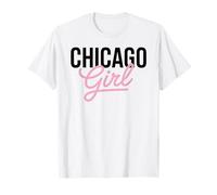 Chicago Girl Illinois Donne Ragazza Divertente Casa Chi Town City Maglietta
