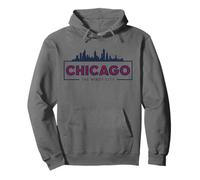 Chicago, Il, ventoso, Città, Orizzonte, Città, Cape Felpa con Cappuccio