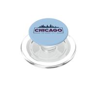 Chicago, il, ventoso, città, orizzonte, città, cape PopSockets PopGrip per MagSafe