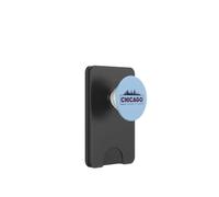 Chicago, il, ventoso, città, orizzonte, città, cape PopSockets PopWallet per MagSafe