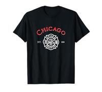 Chicago Illinois Dipartimento di soccorso antincendio vigili del fuoco vigili del fuoco vigili del fuoco Maglietta