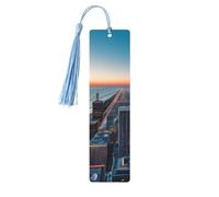 Chicago Illinois USA 1 Nappa Segnalibri per le donne, 5 Pc in Legno Forniture Studio Forniture Libro Accessori Set