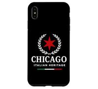 Chicago Italian American Heritage Italia Custodia per iPhone XS Max