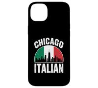 Chicago Italiano Piccola Bandiera Italia Quartiere Illinois Custodia per iPhone 14 Plus