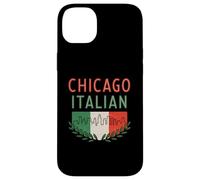 Chicago Italiano Piccola Bandiera Italia Quartiere Illinois Custodia per iPhone 14 Plus