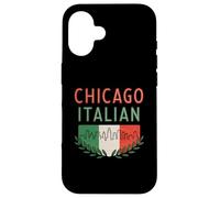 Chicago Italiano Piccola Bandiera Italia Quartiere Illinois Custodia per iPhone 16