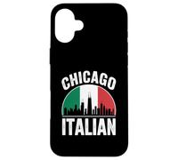 Chicago Italiano Piccola Bandiera Italia Quartiere Illinois Custodia per iPhone 16 Plus