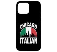 Chicago Italiano Piccola Bandiera Italia Quartiere Illinois Custodia per iPhone 16 Pro Max