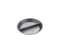 CHICAGO METALLIC Professional 'Split Decision' - Teglia antiaderente per torta, con divisorio e fondo sciolto, in confezione regalo, in acciaio al carbonio, 24 cm