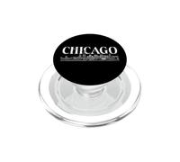 Chicago, orizzonte, città, di, chicago, lungolago, centro, chicago PopSockets PopGrip per MagSafe