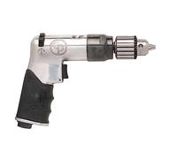 Chicago Pneumatic CP789R-26 - Air Power Drill, 3/8 Inch (10mm), Reversible, Keyed Chuck, Aluminum Housing, Pistol Handle, 0.43 HP / 320 W, Stall Torque 3.1 ft. lbf / 4.2 NM, 2600 RPM, Home Improvement