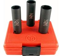 Chicago Pneumatic SS413DTW 1/2 Drive 3 pezzi metrico sottile parete Impact Socket Set