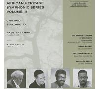 Chicago Sinf African Heritage Symphonic Series Vol. 3 (CD) Album