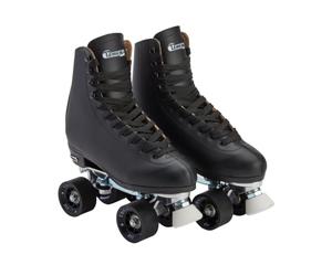 Chicago Skates Leather Lined Men's Pattini Deluxe in Pelle Foderato Rink Skate Uomo, Nero, Taglia 11