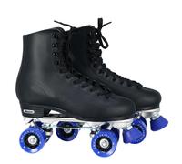 CHICAGO Skates Premium Black Quad Roller Skates for Boys and Men Beginners Classic Adjustable High-Top Design for Indoor or Outdoor Skates and Roller