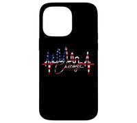Chicago Skyline Battito del Cuore Stati Uniti Amo Chicago Custodia per iPhone 14 Pro Max