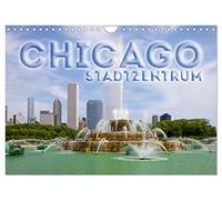 CHICAGO Stadtzentrum (Wandkalender 2026 DIN A4 quer), CALVENDO Monatskalender: Die markante US-Metropole