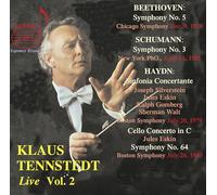 Chicago Symphony Orchestra; New York Philharmonic Orchestra; Boston Symphony Orchestra; Joseph Silverstein; Jules Eskin; Ralph Gomberg; Sherman Walt; Klaus Tennstedt - Klaus Tennstedt: Live, Vol. 2