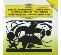 Chicago Symphony Orchestra [Orchestra], Pierre Boulez [Conductor] - Bartók: Divertimento; Dance Suite; Two Pictures; Hungarian Sketches by Chicago Symphony Orchestra [Orchestra], Pierre Boulez [Conductor] (1995) Audio CD