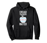 Chicago Teacher Strike Protest Teach Union Education Marzo Felpa con Cappuccio