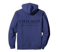 Chicago The Windy City Classic Felpa con Cappuccio