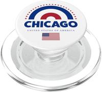 Chicago USA Shirt - Chicago Vintage American City Graphic PopSockets PopGrip per MagSafe
