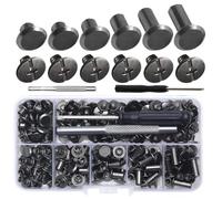 Chicago - Viti per pelle, viti Chicago | Vari rivetti a vite, kit a scatto assortiti per artigianato in pelle - Giacche artigianali leganti libri