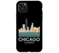 Chicago Windy City Downtown Loop Lato sud Nord 312 Fiume Custodia per iPhone 11 Pro Max