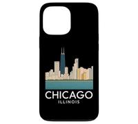Chicago Windy City Downtown Loop Lato sud Nord 312 Fiume Custodia per iPhone 13 Pro Max