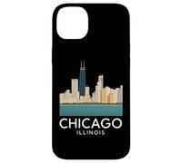 Chicago Windy City Downtown Loop Lato sud Nord 312 Fiume Custodia per iPhone 14 Plus