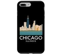 Chicago Windy City Downtown Loop Lato sud Nord 312 Fiume Custodia per iPhone 7 Plus/8 Plus
