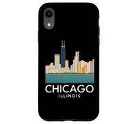 Chicago Windy City Downtown Loop Lato sud Nord 312 Fiume Custodia per iPhone XR