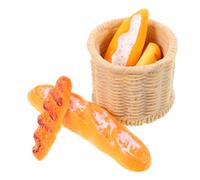 CHICAMPERA 1 Set di pane box cibo minuscolo mini adornare decora di pane casa delle bambole pane artificiale prop alimentare giocattolo della casa delle bambole resina