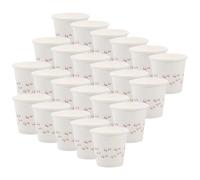CHICAMPERA 100 pezzi Bicchierini Carta Biodegradabili Tazze per Degustazione per e Snack Pratiche e Portatili per Bevande Calde e Fredde