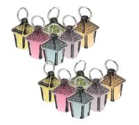 CHICAMPERA 12pezzi Lanterna Decorativa Luminosa in Resina Per Paesaggi Accessori Per Feste e Fotografie Decorazioni Da Tavolo Glow in The Dark Per Atmosfere Romantiche
