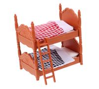 CHICAMPERA 1pezzi Mini Letto Castello Simulato Per Bambole Arredamento Per Casa Delle Bambole Per Educazione e Decorazioni Di Mini Paesaggi